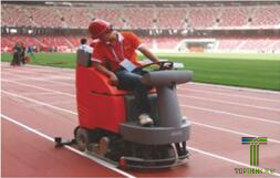 預(yù)制型橡膠跑道施工流程